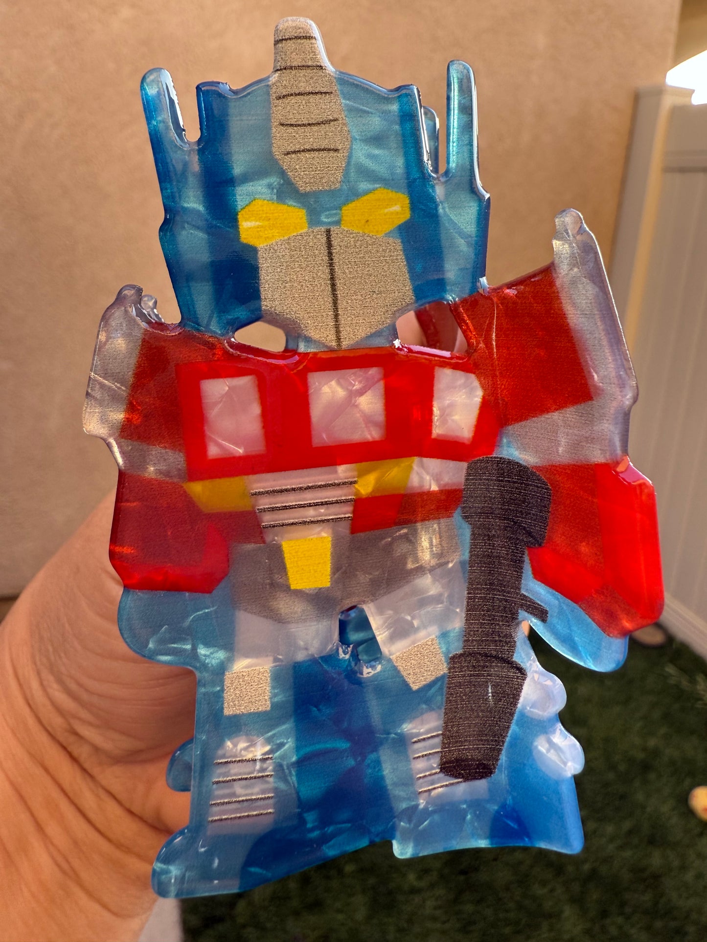 Transformer Optimus Prime Inspired Claw Clip