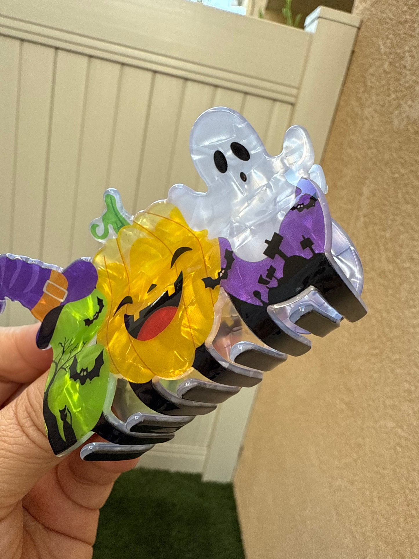 Spooky Halloween Claw Clip