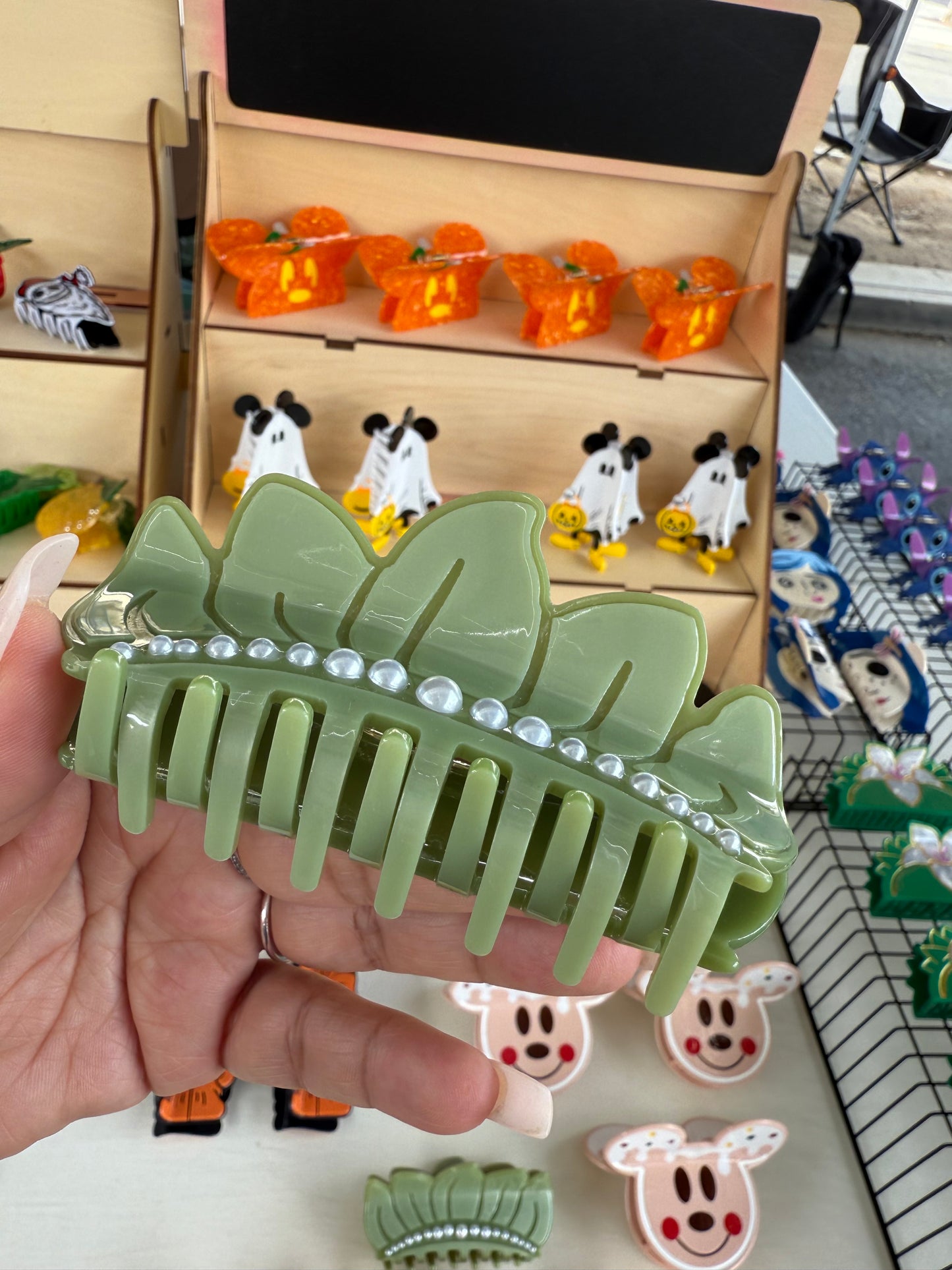 Tiana Inspired Claw Clip