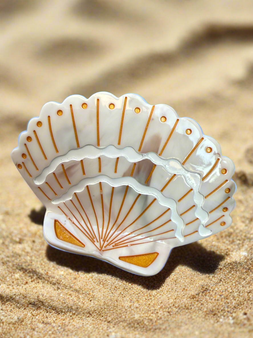 Sea Shell Claw Clip