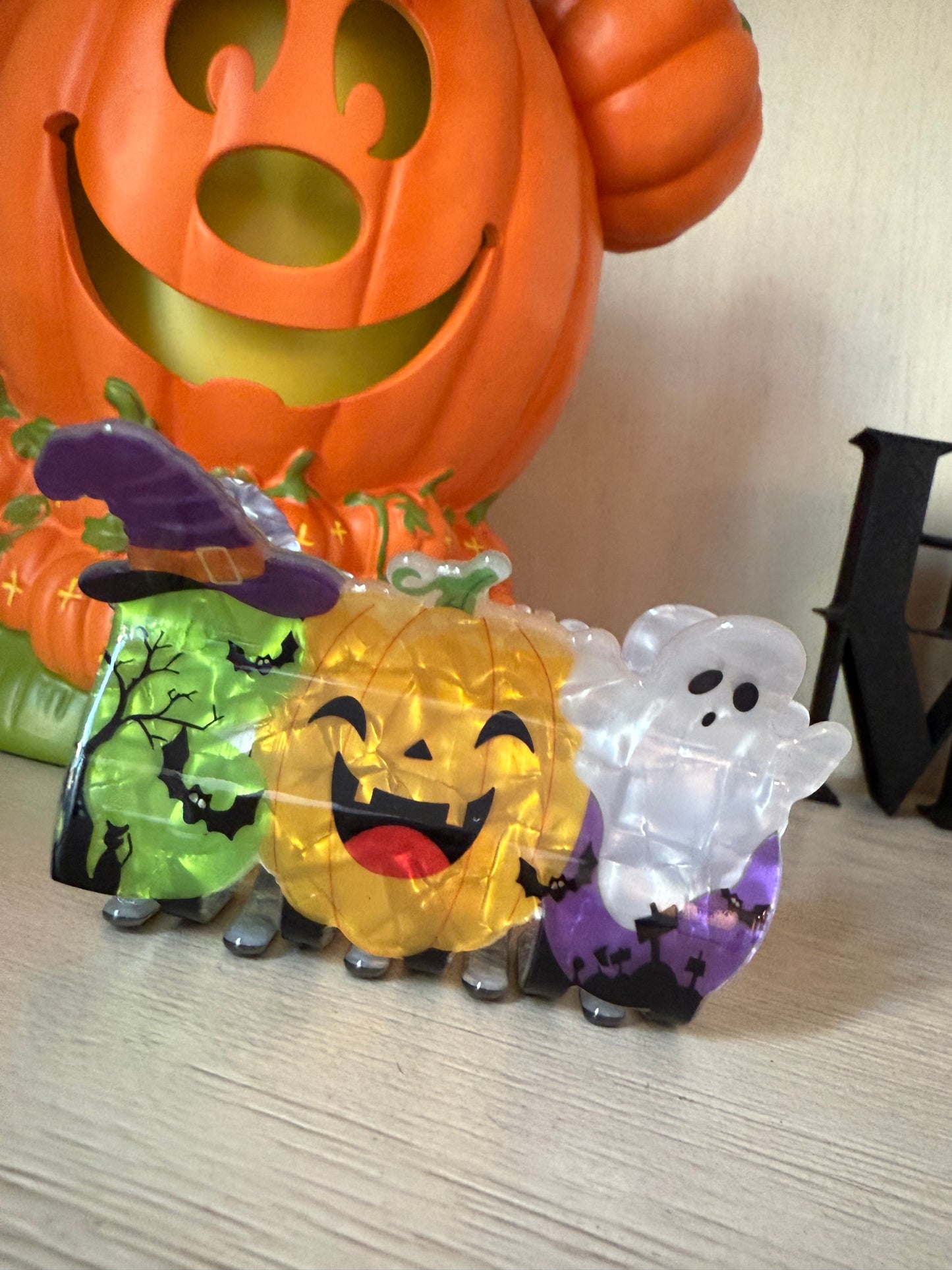 Spooky Halloween Claw Clip