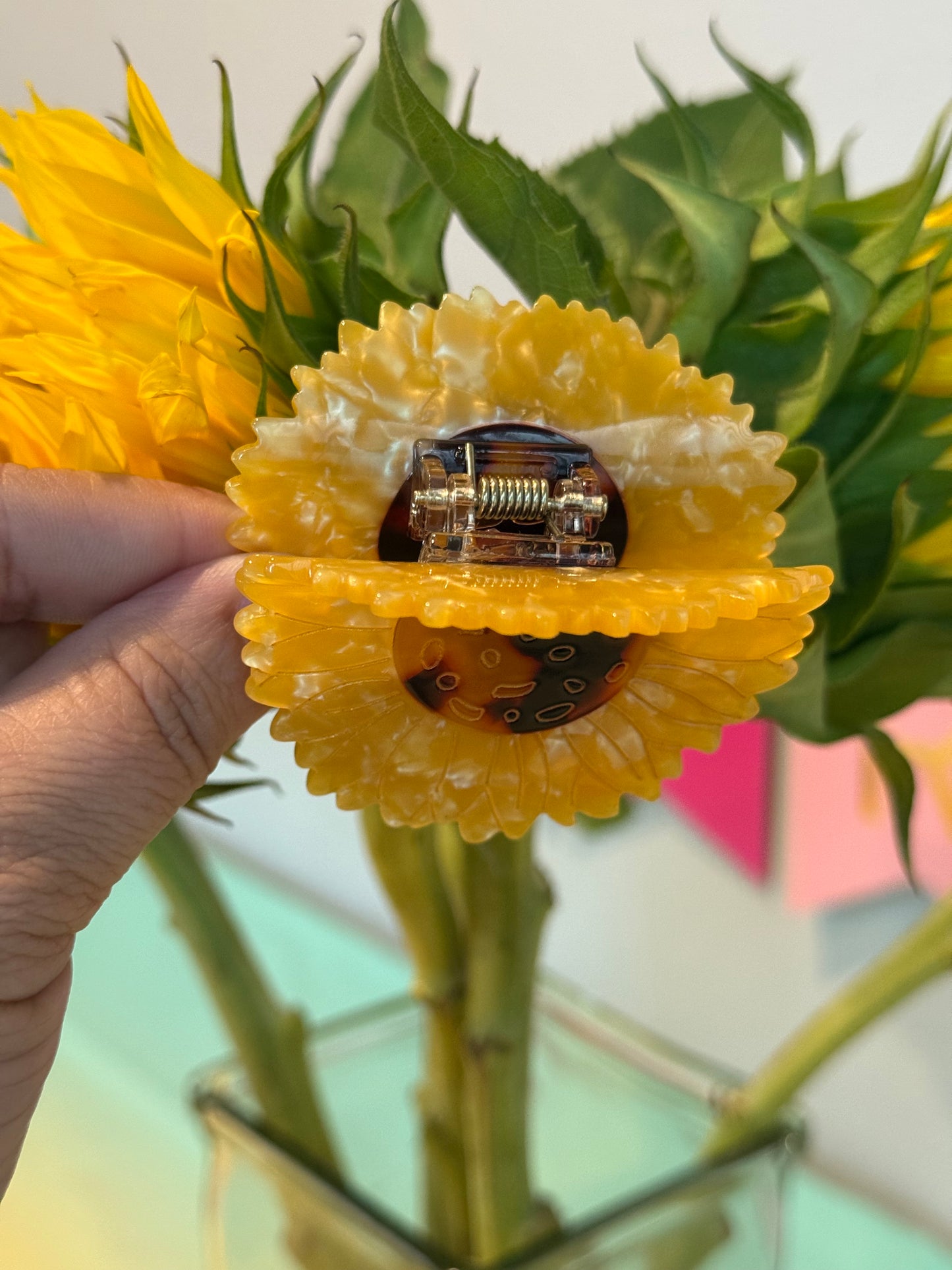 Sunflower Claw Clip