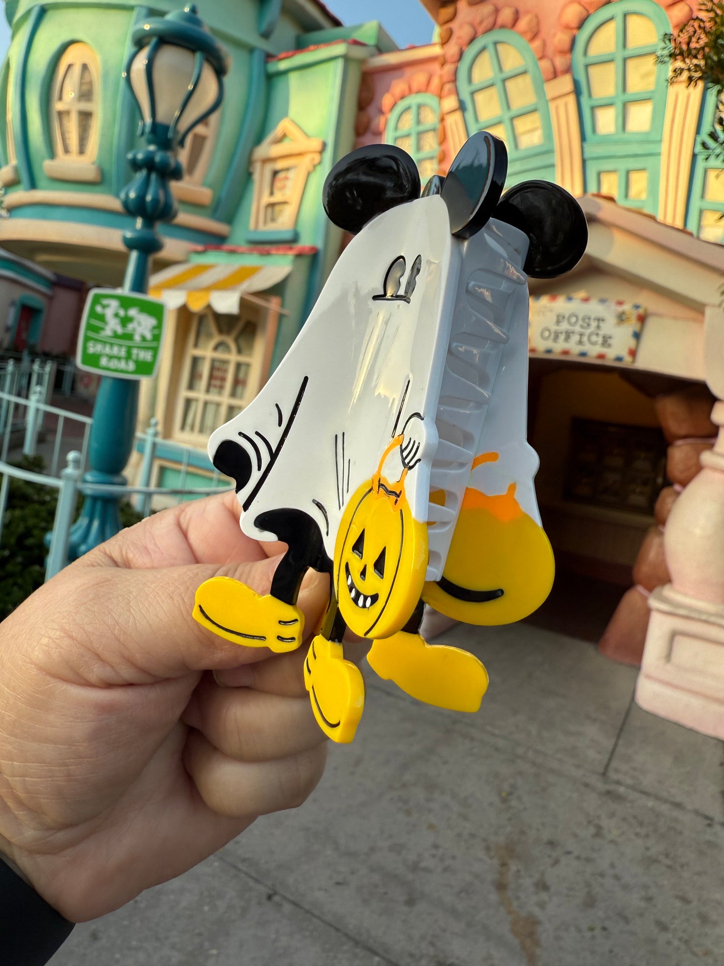 Mickey Ghost Hair Clip