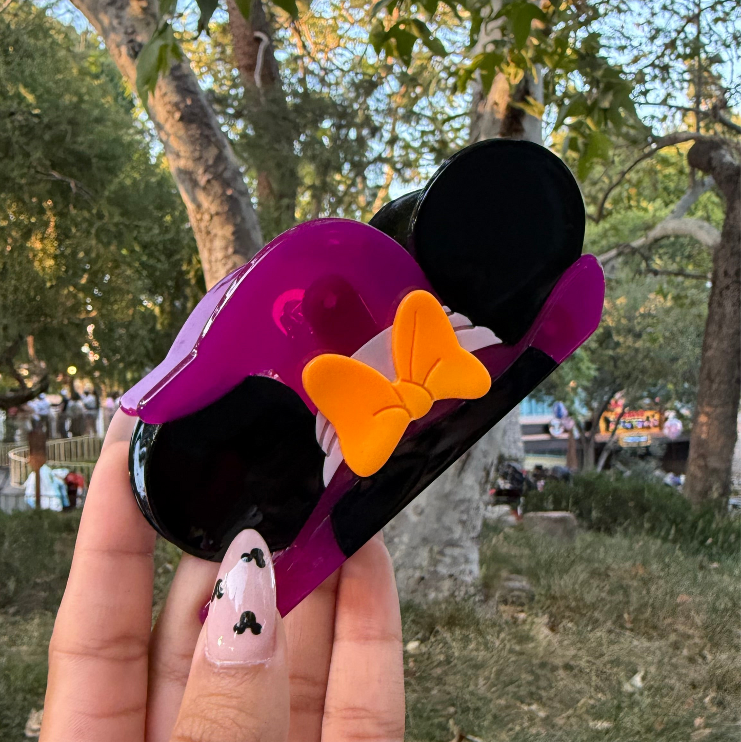 Minnie Witch Hat Hair Claw Clip