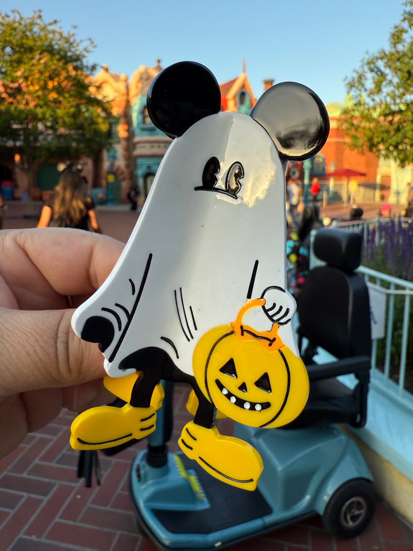 Mickey Ghost Hair Clip