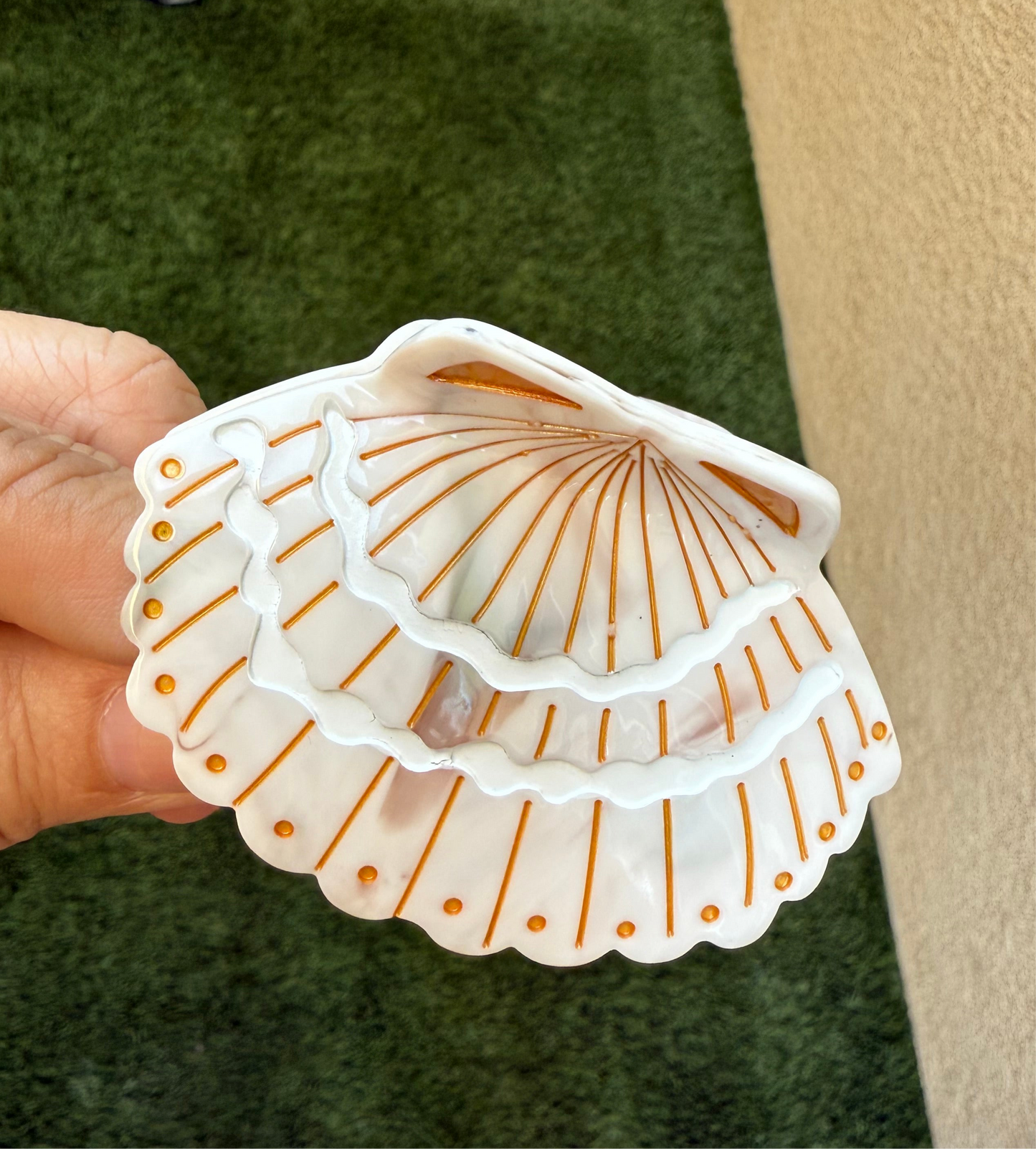 Sea Shell Claw Clip