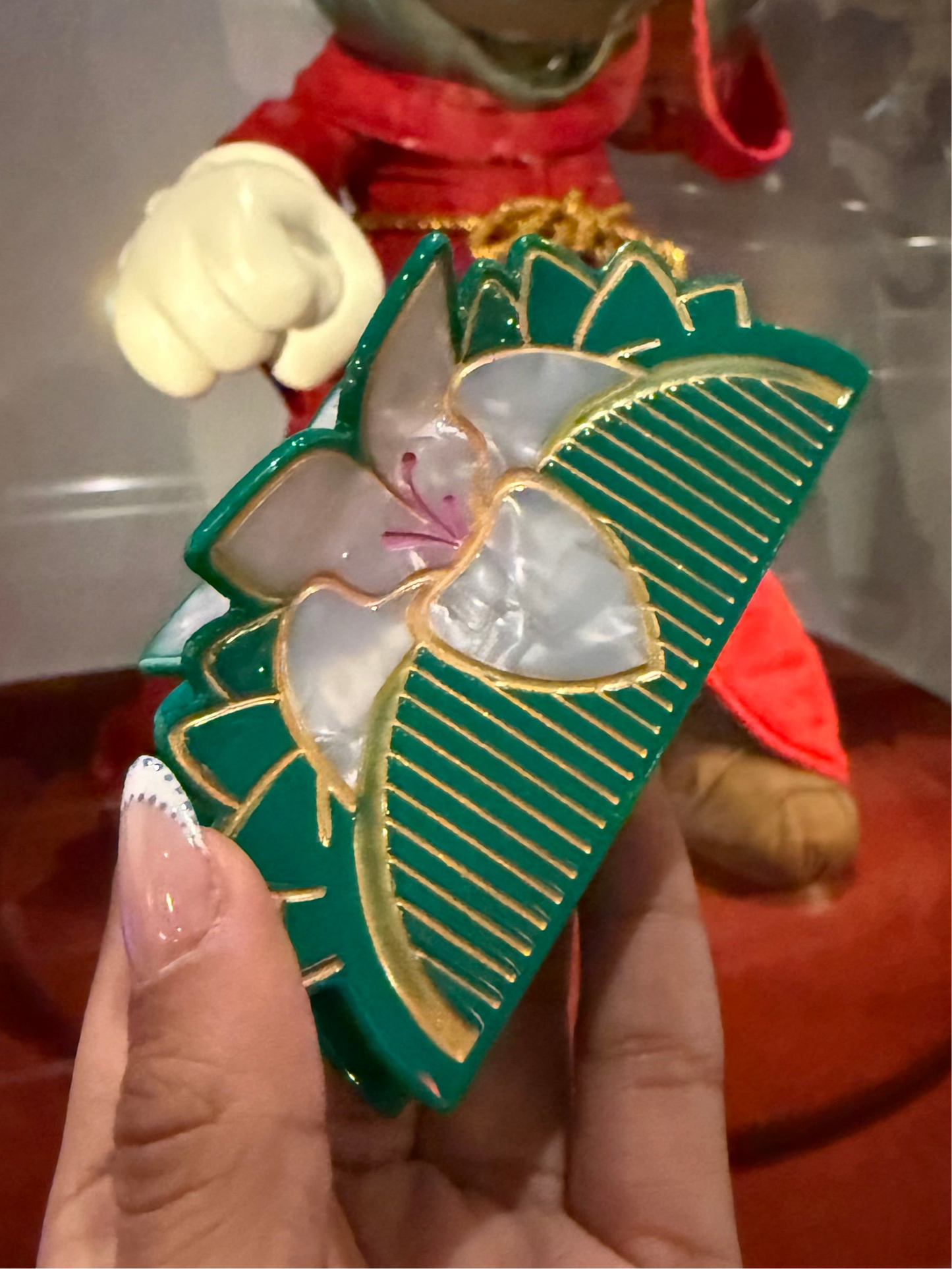 Large Mulan Magnolia Claw Clip