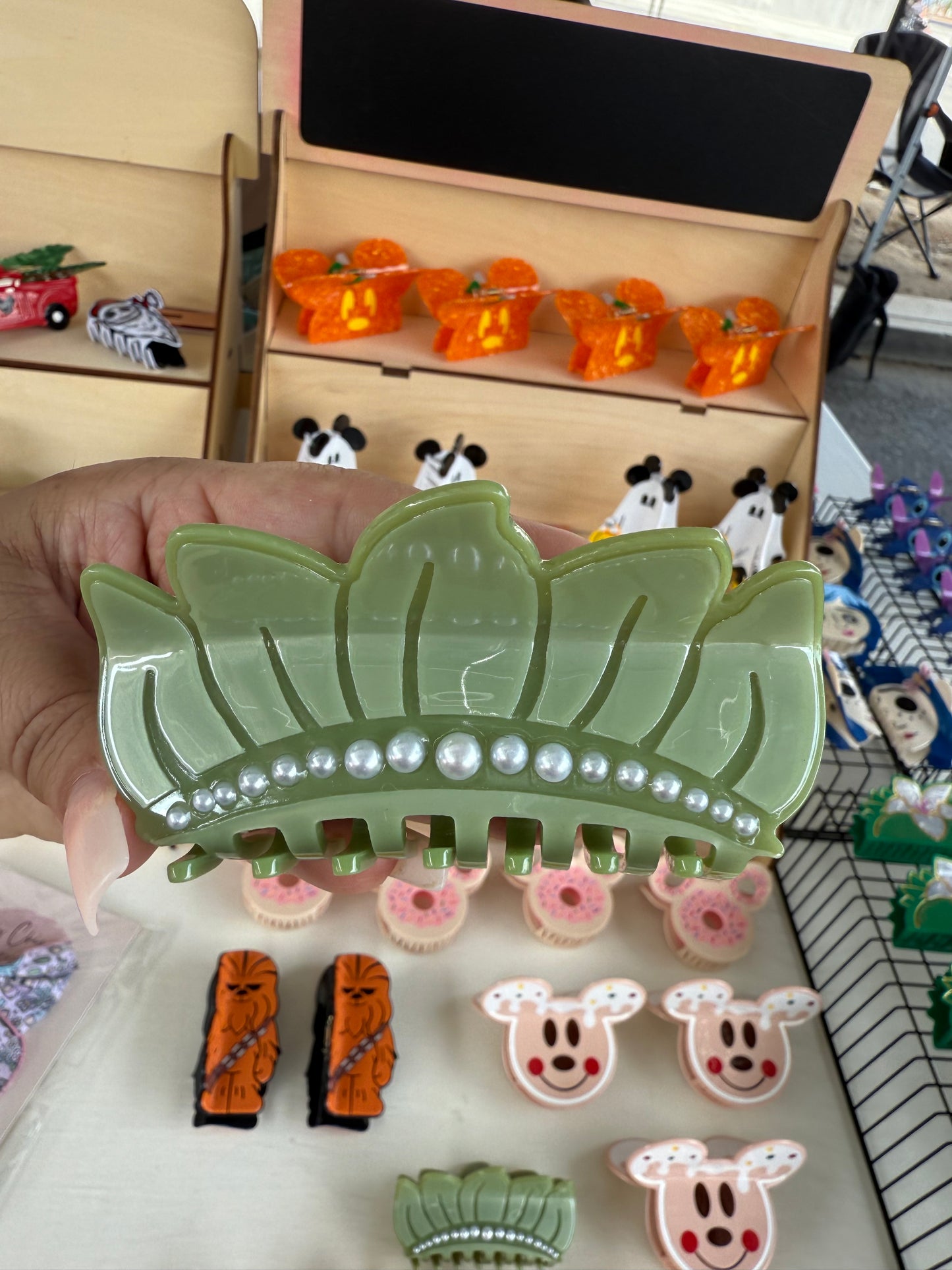 Tiana Inspired Claw Clip