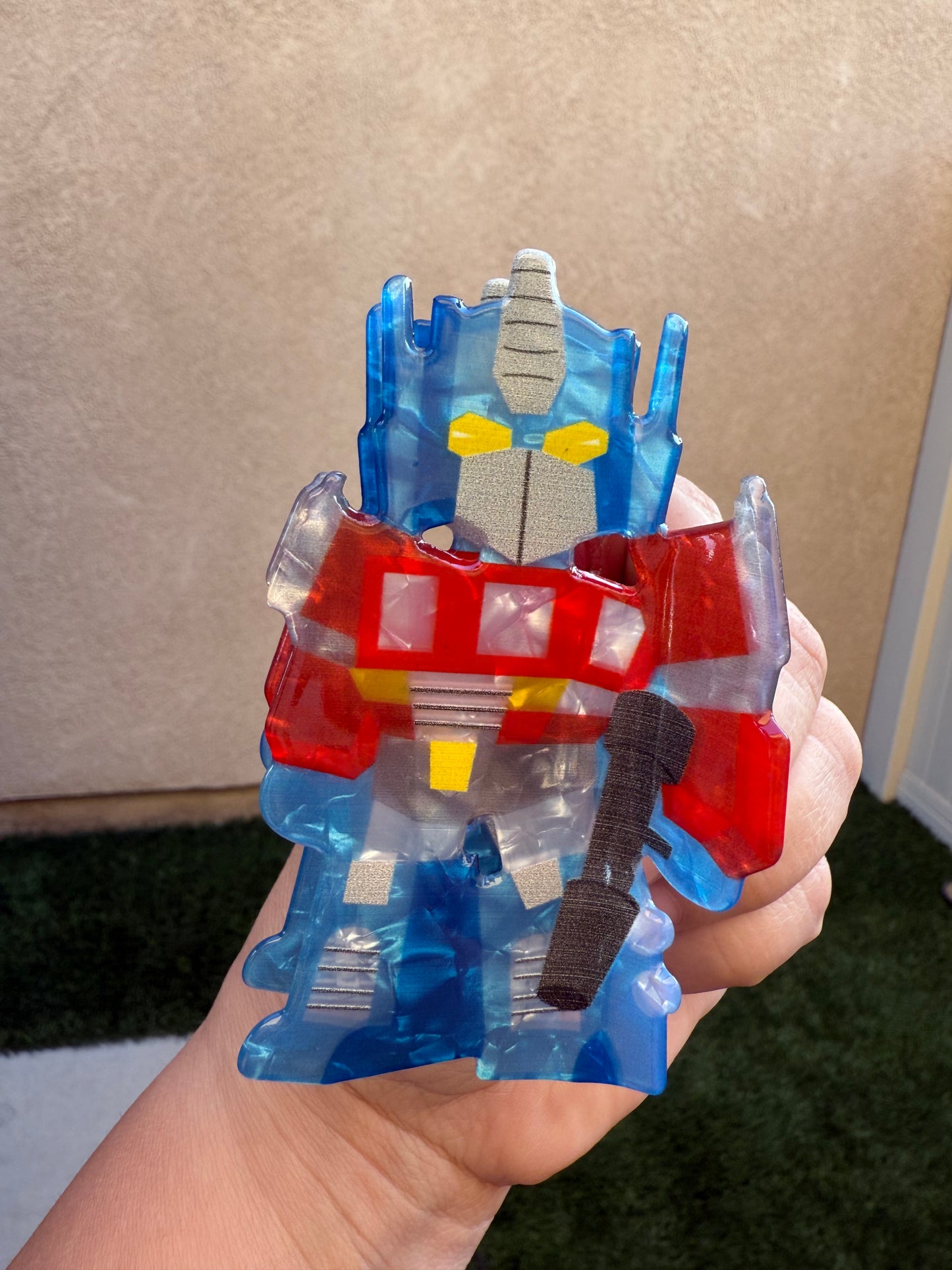 Transformer Optimus Prime Inspired Claw Clip