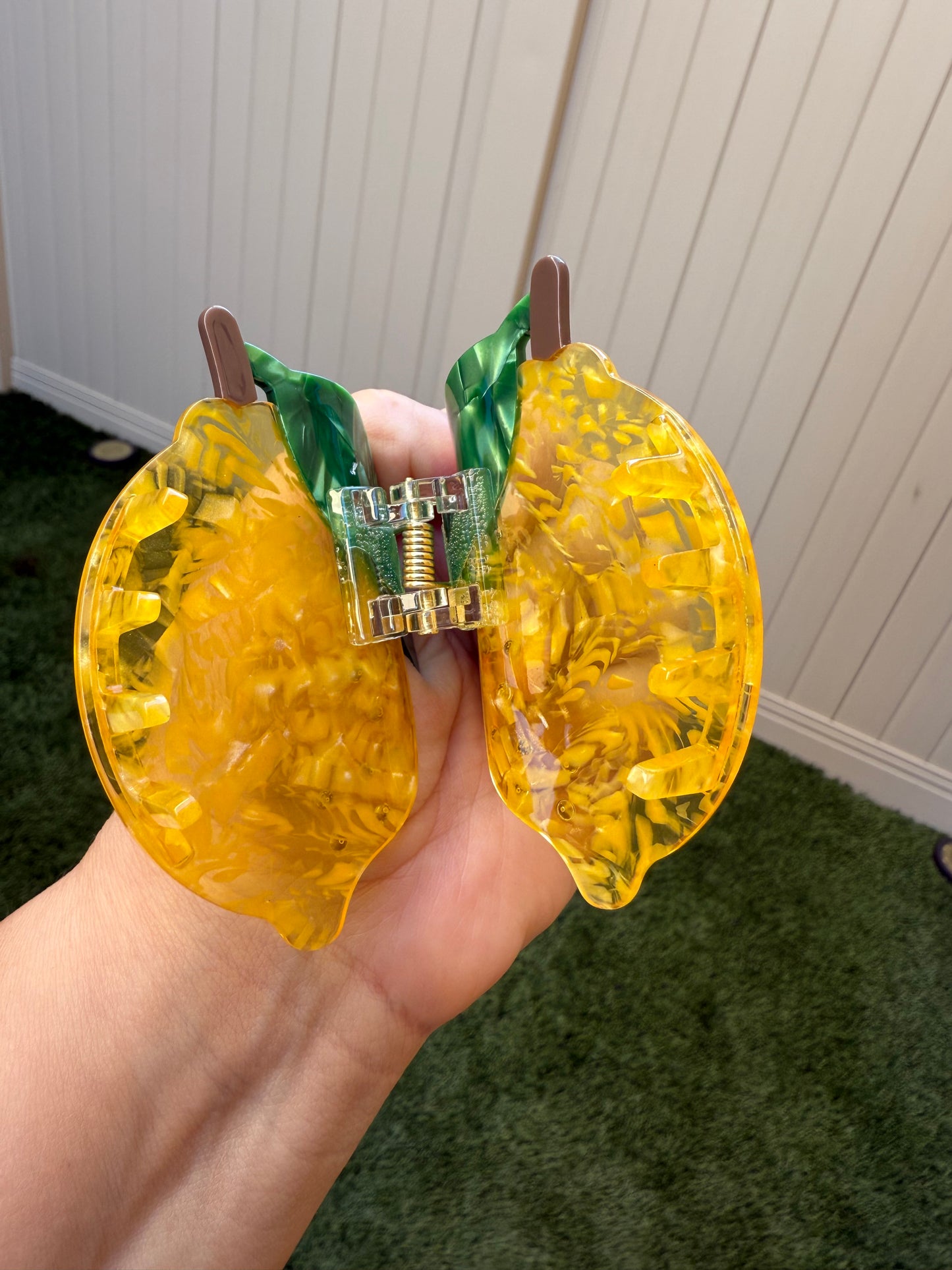 Lemon Claw Clip