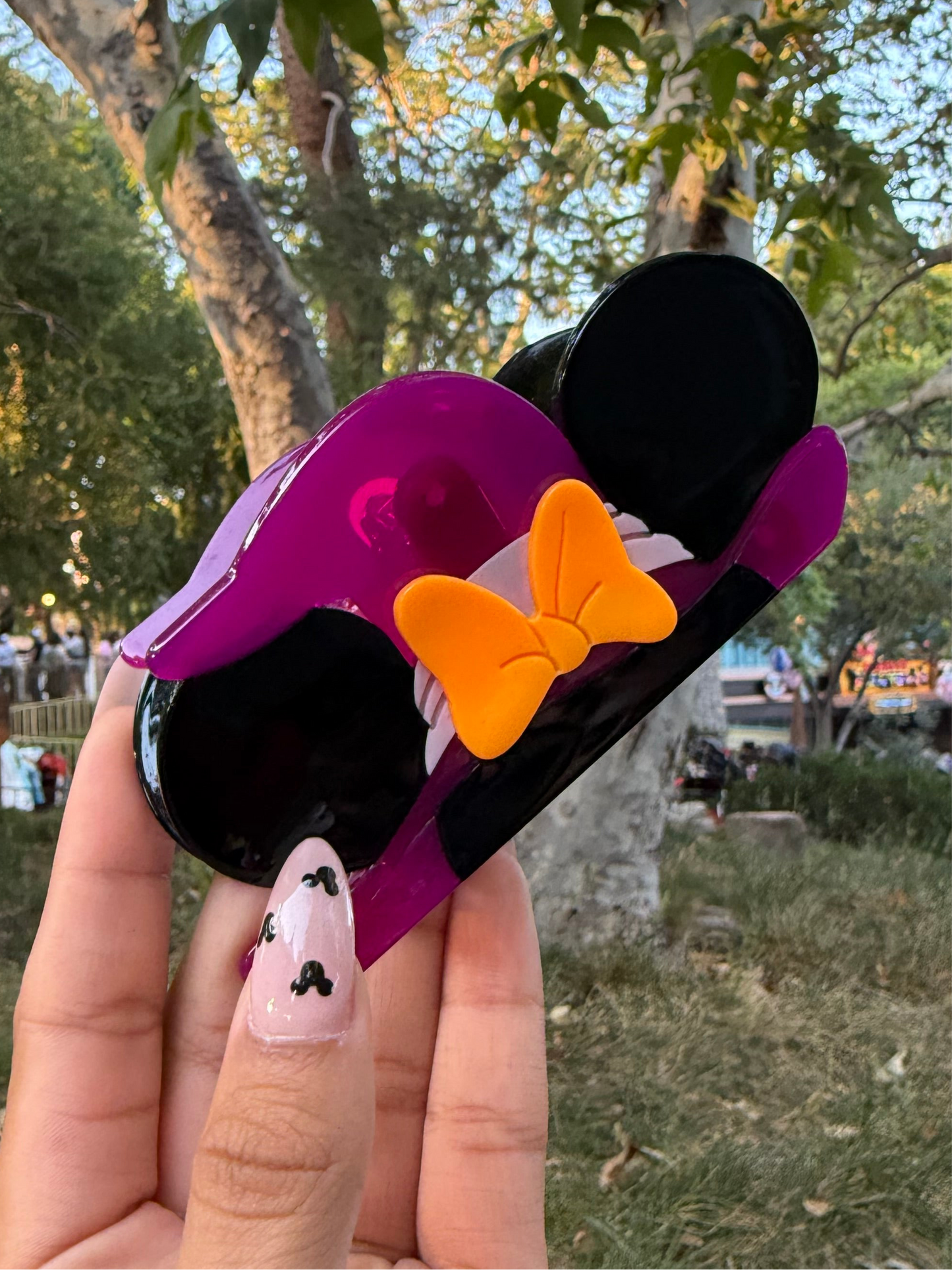 Minnie Witch Hat Hair Claw Clip