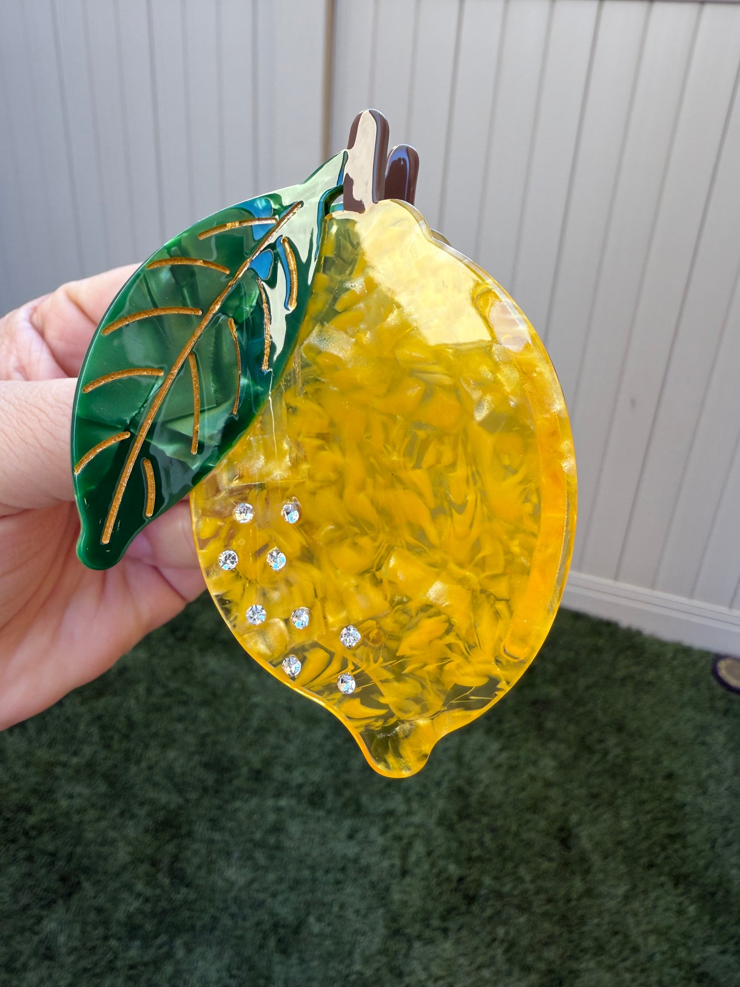 Lemon Claw Clip