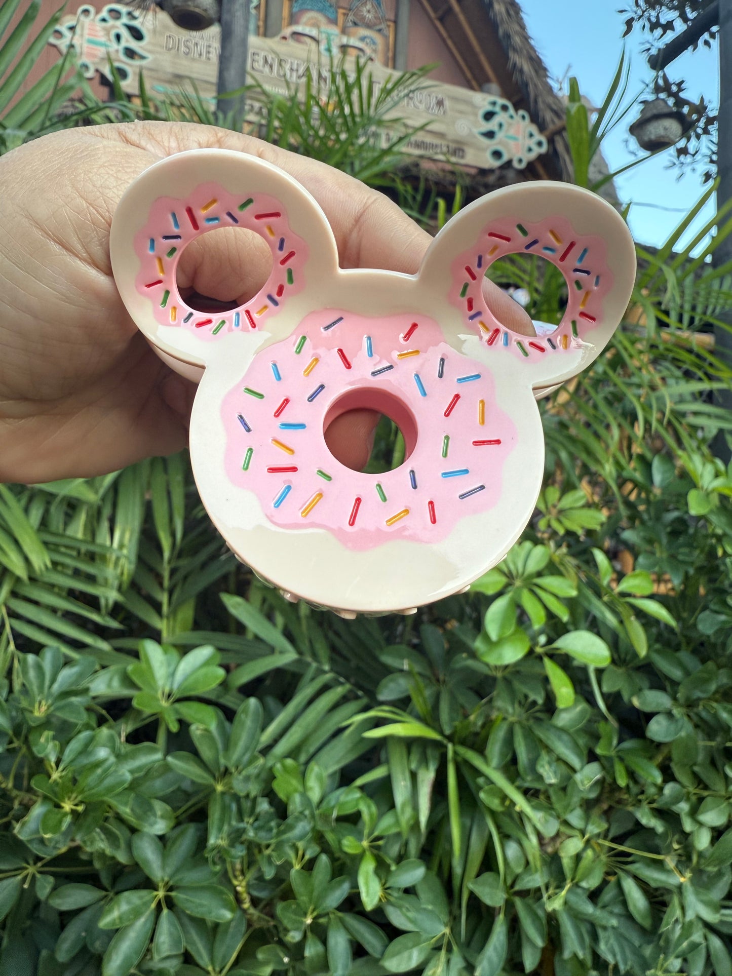 Donut Mouse Claw Clip