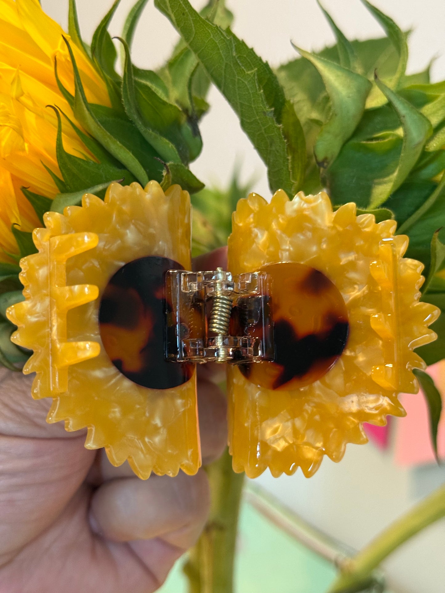 Sunflower Claw Clip