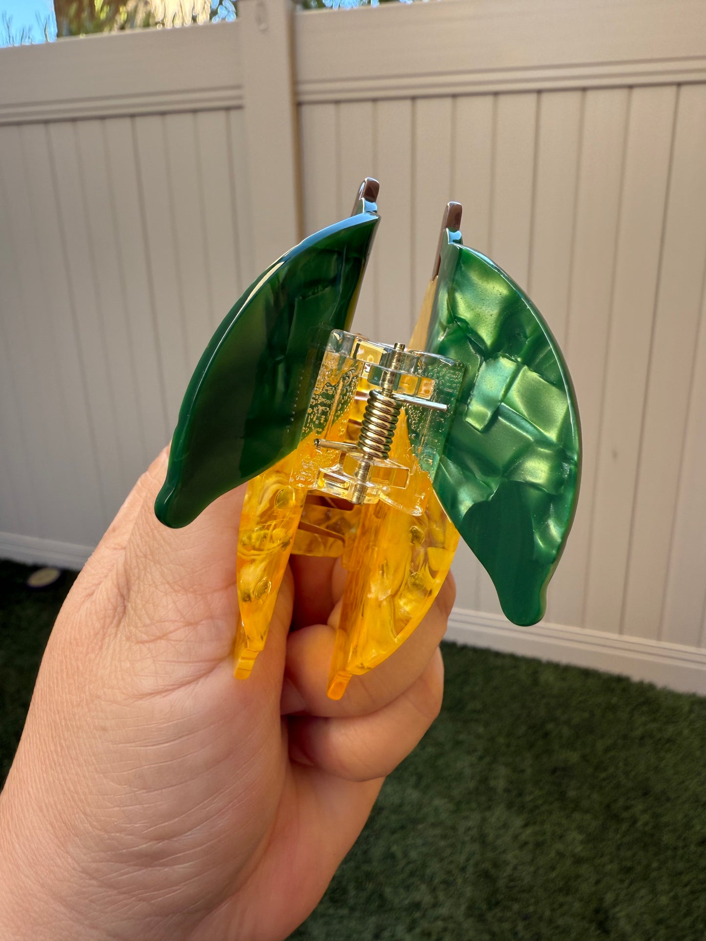 Lemon Claw Clip