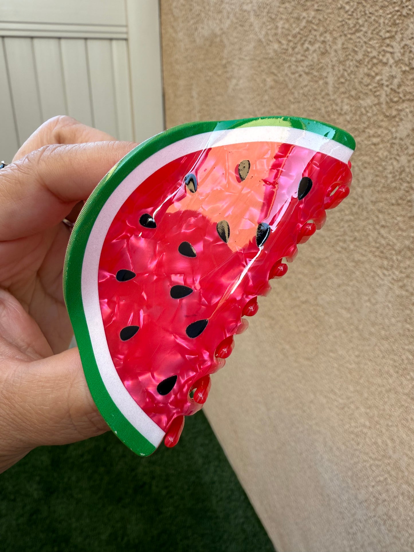 Watermelon Claw Clip
