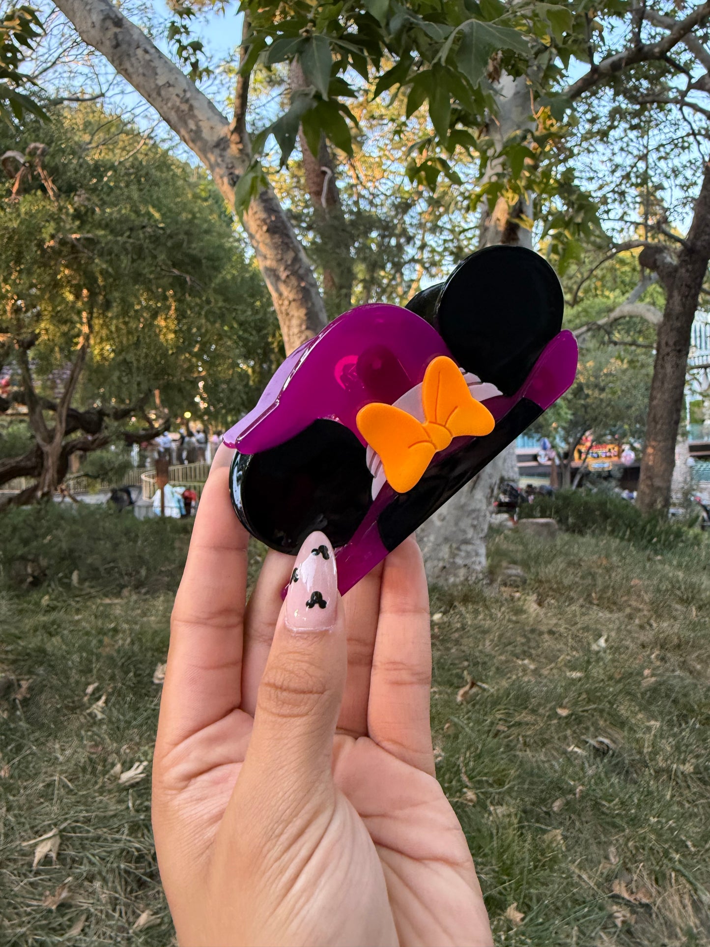 Minnie Witch Hat Hair Claw Clip