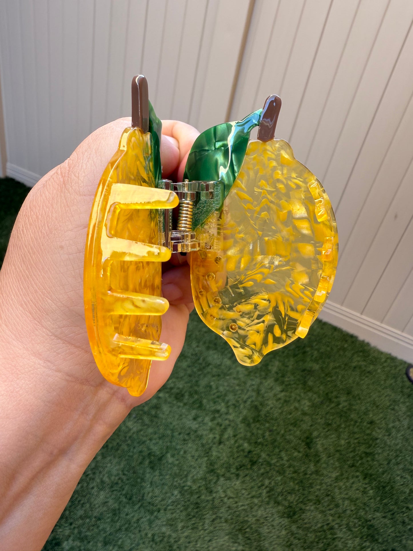 Lemon Claw Clip