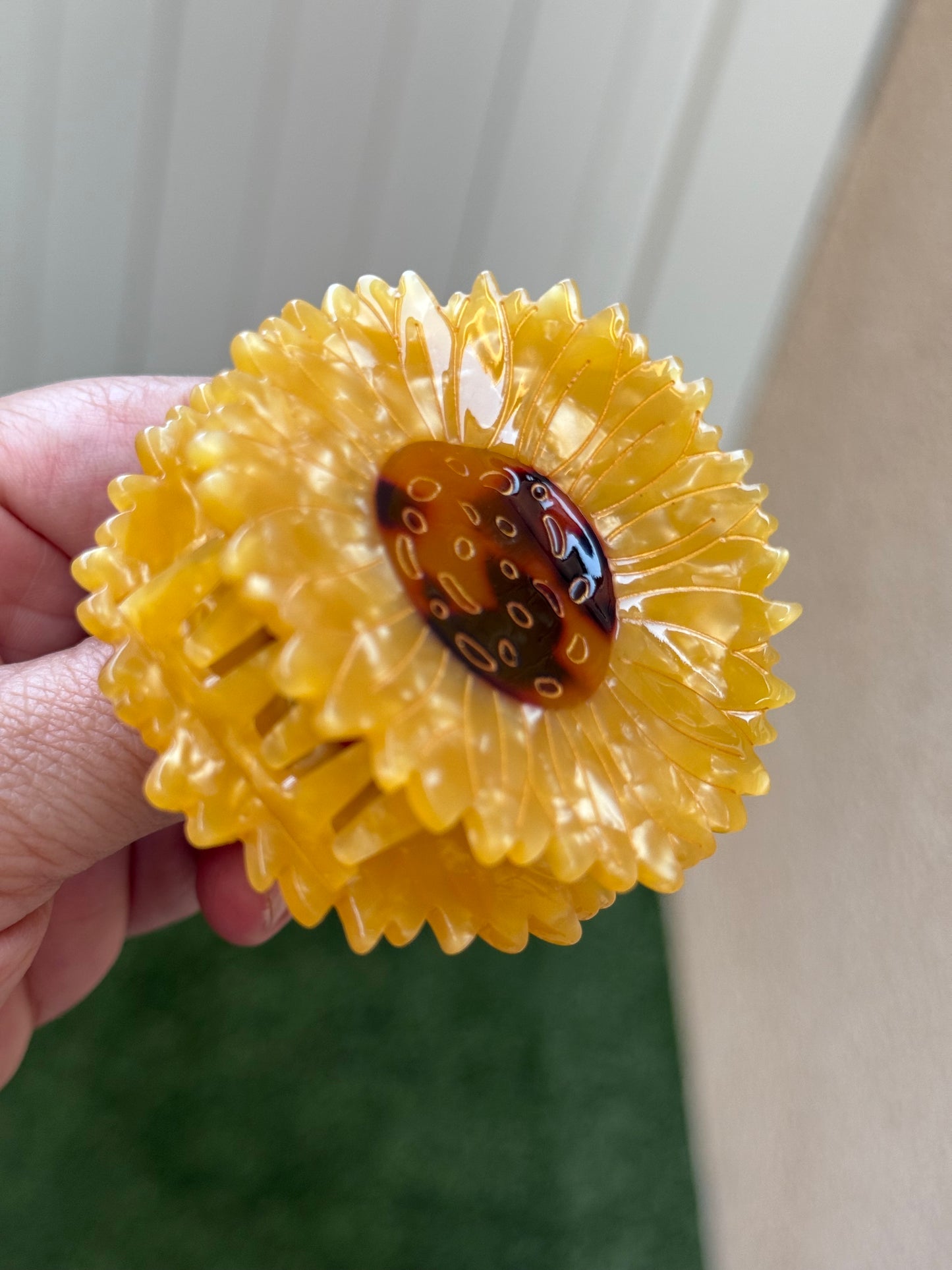 Sunflower Claw Clip