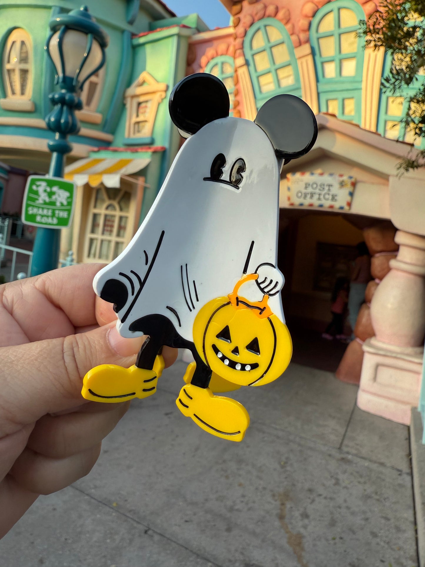 Mickey Ghost Hair Clip