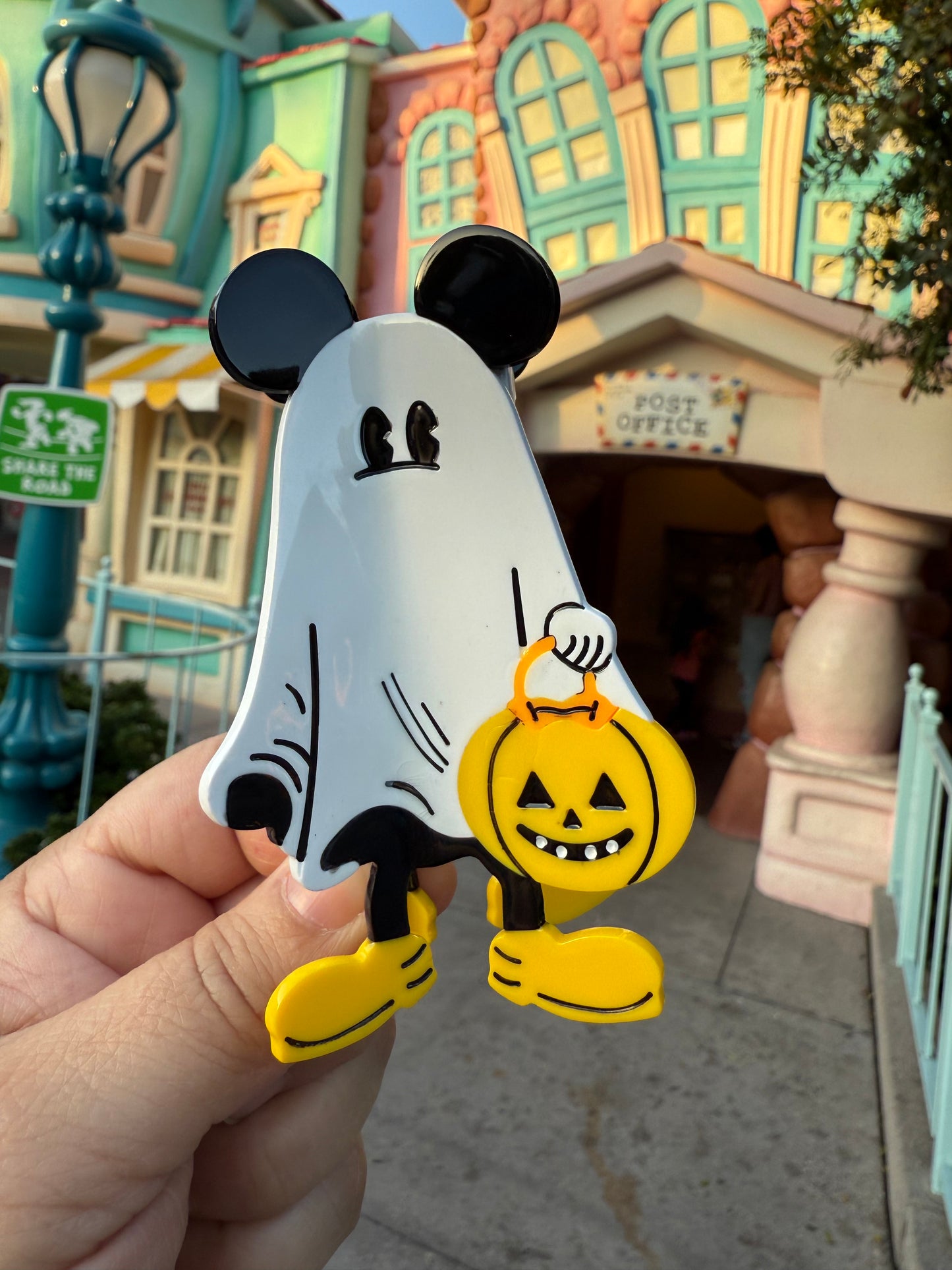 Mickey Ghost Hair Clip