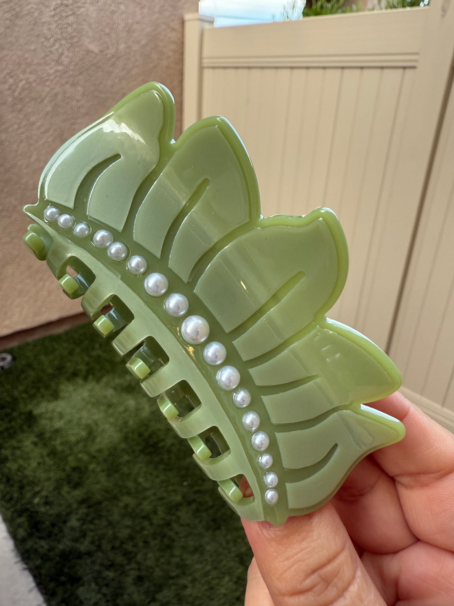 Tiana Inspired Claw Clip