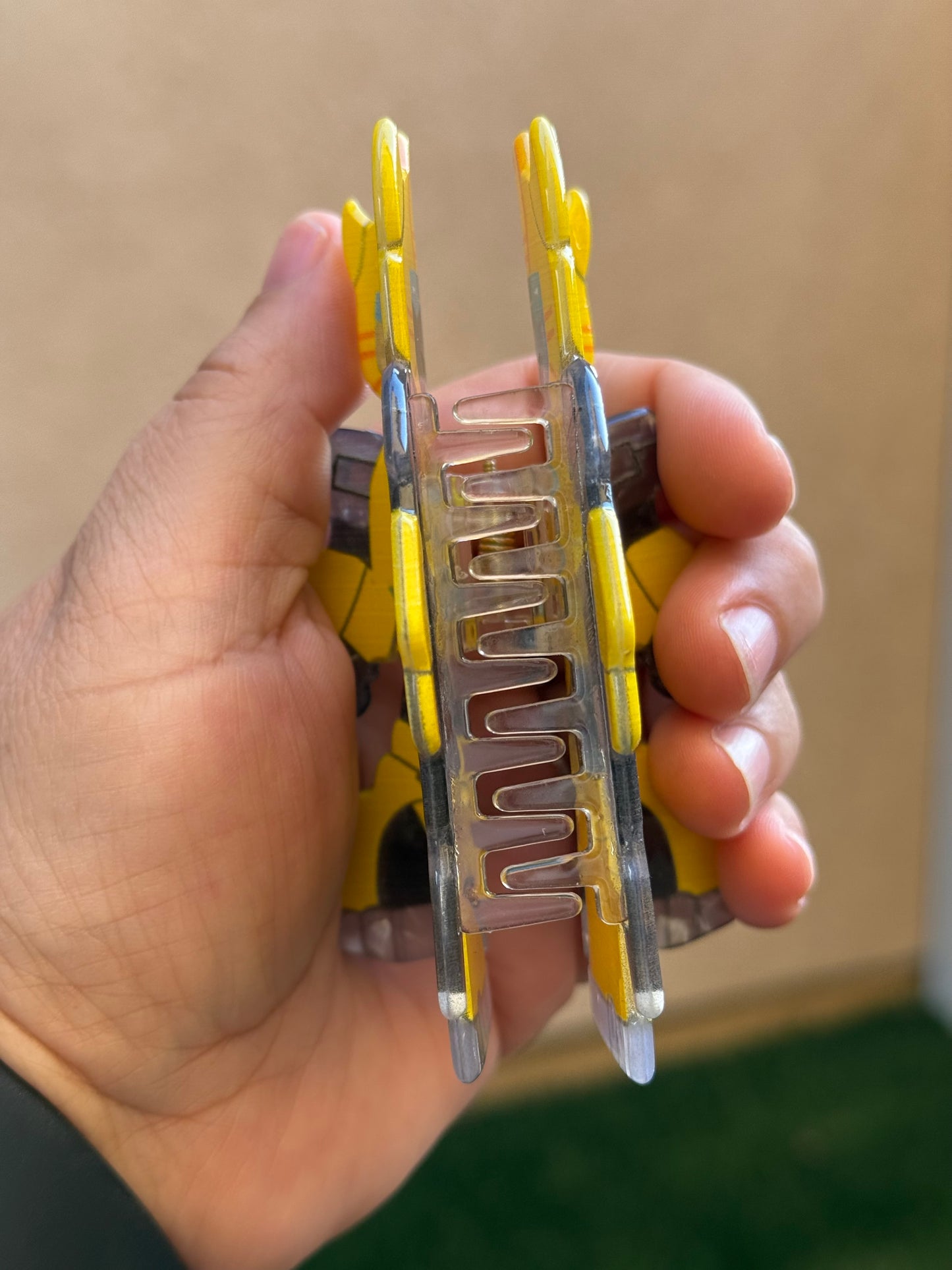 Transformer Bumblebee Inspired Claw Clip