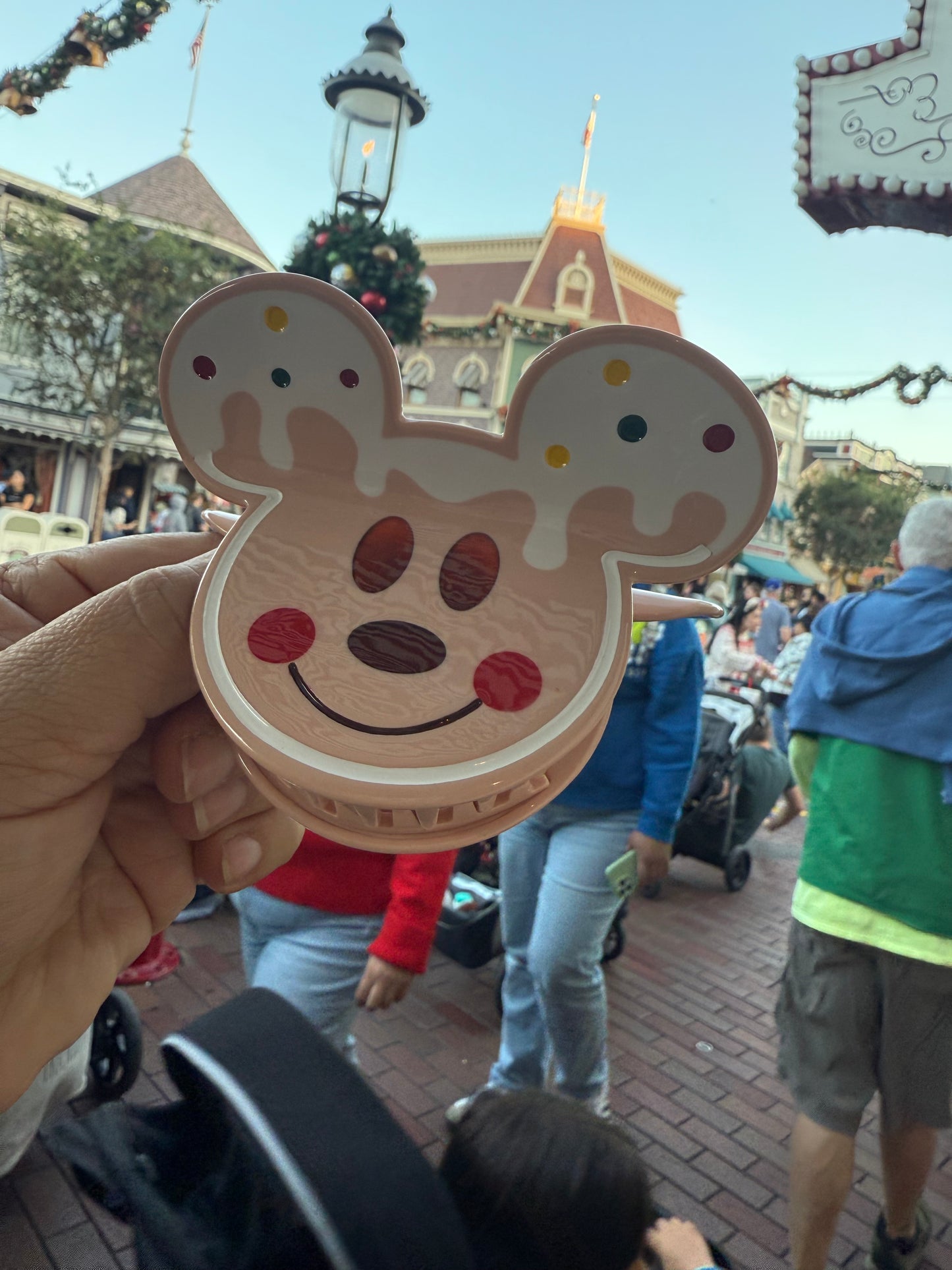 Mouse Gingerbread Claw Clip