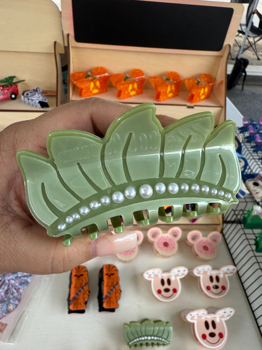 Tiana Inspired Claw Clip