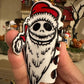 Santi Clause Jack Inspired Hair Clip, Pumpkin King Claw Clip