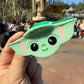 Baby Yo-da  Claw Clip