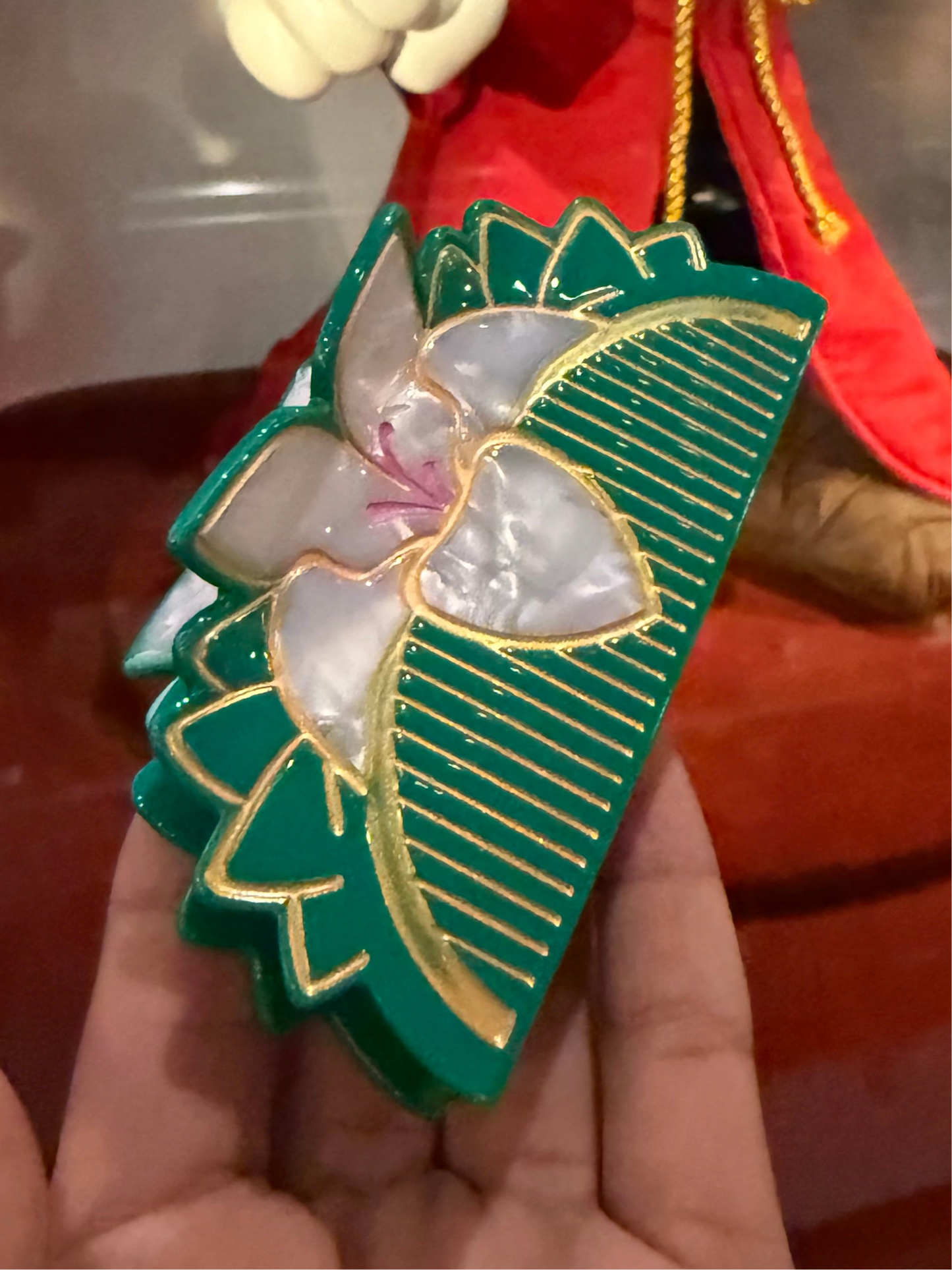 Large Mulan Magnolia Claw Clip