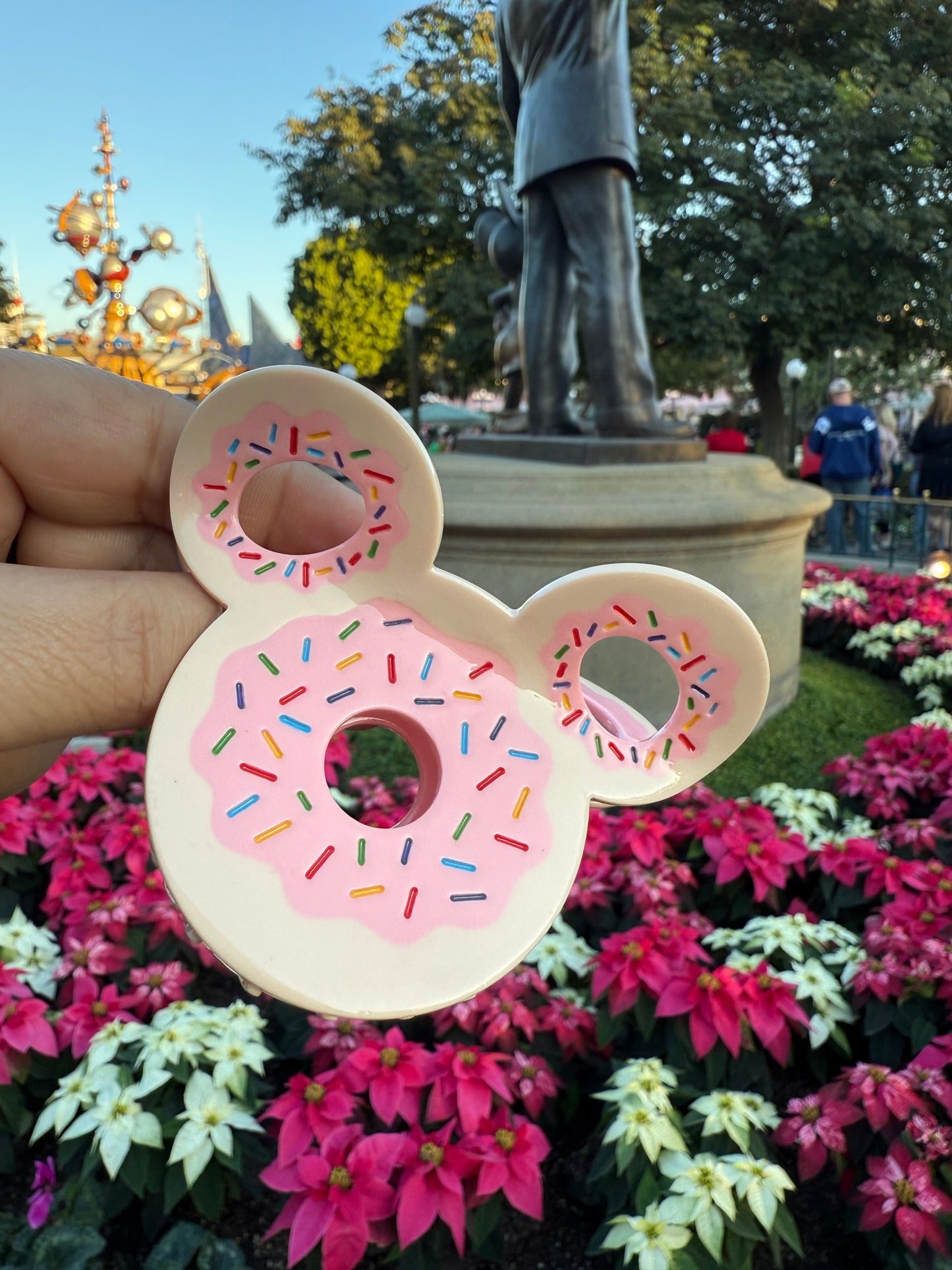 Donut Mouse Claw Clip