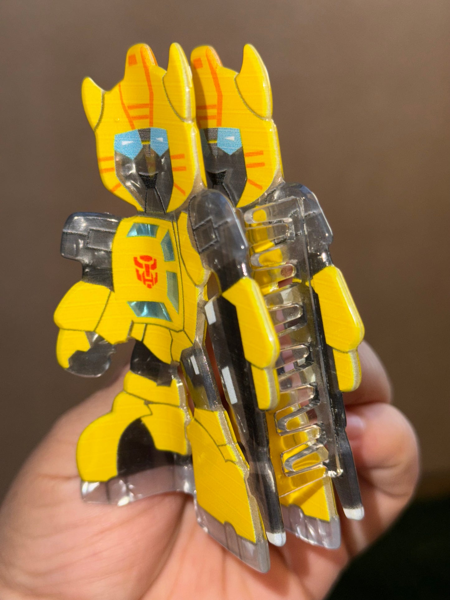 Transformer Bumblebee Inspired Claw Clip