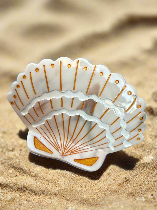Sea Shell Claw Clip