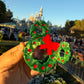 Mickey Mouse Wreath Claw Clip