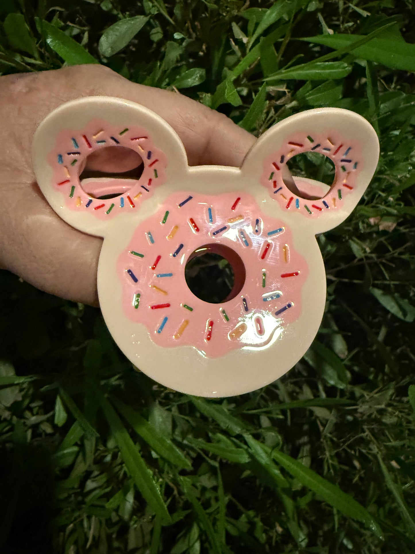 Donut Mouse Claw Clip