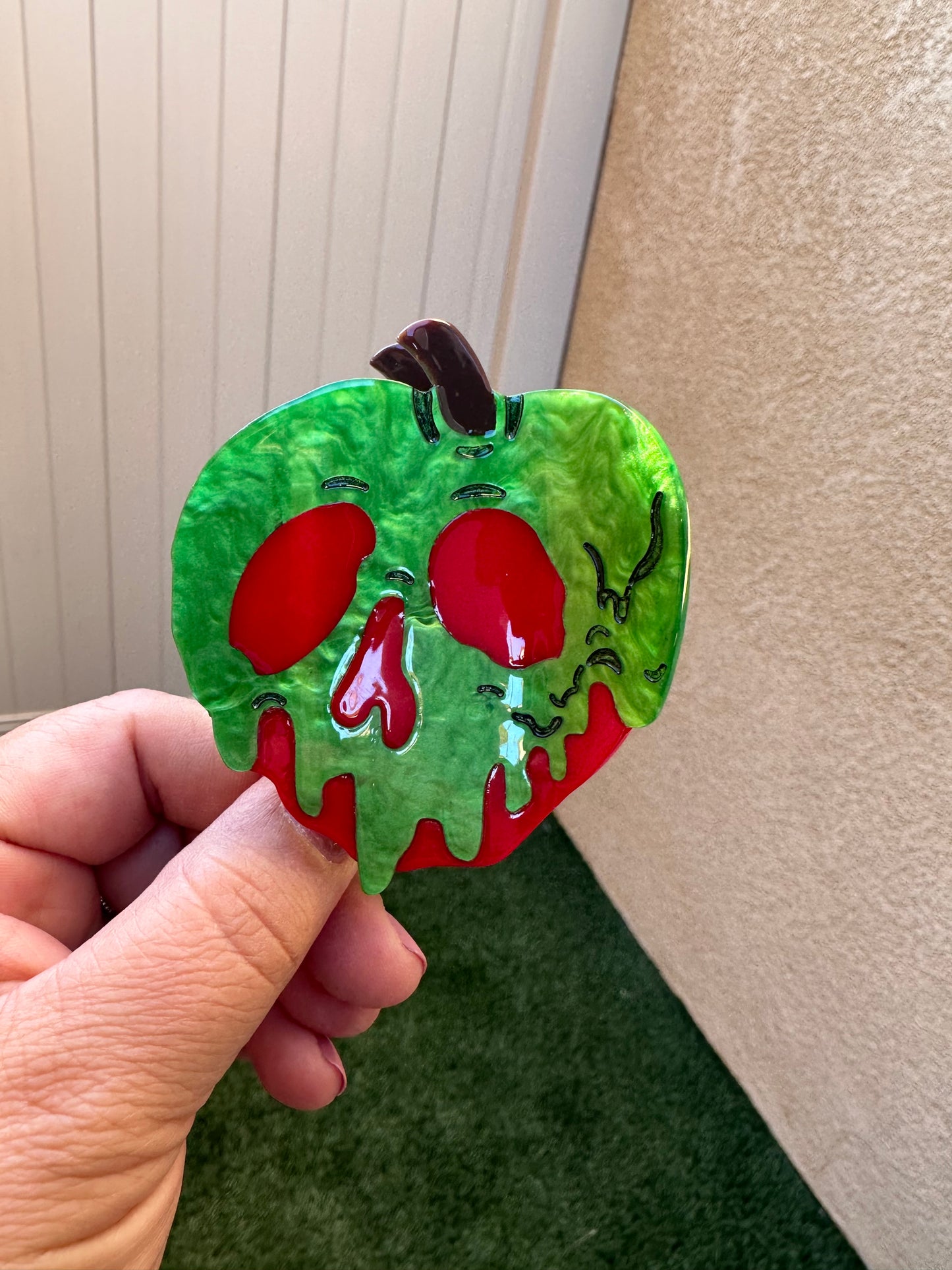 Poison Apple Hair Claw Clip, Mickey Hair Clip, Pumpkin Mickey, Minnie, Gift for Her