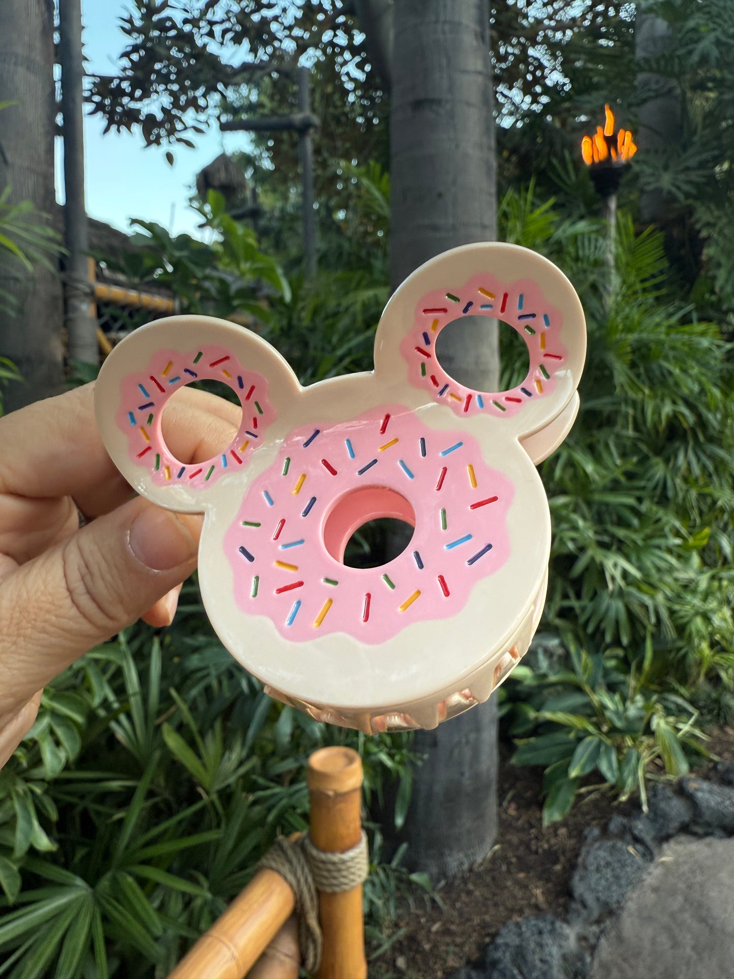 Donut Mouse Claw Clip