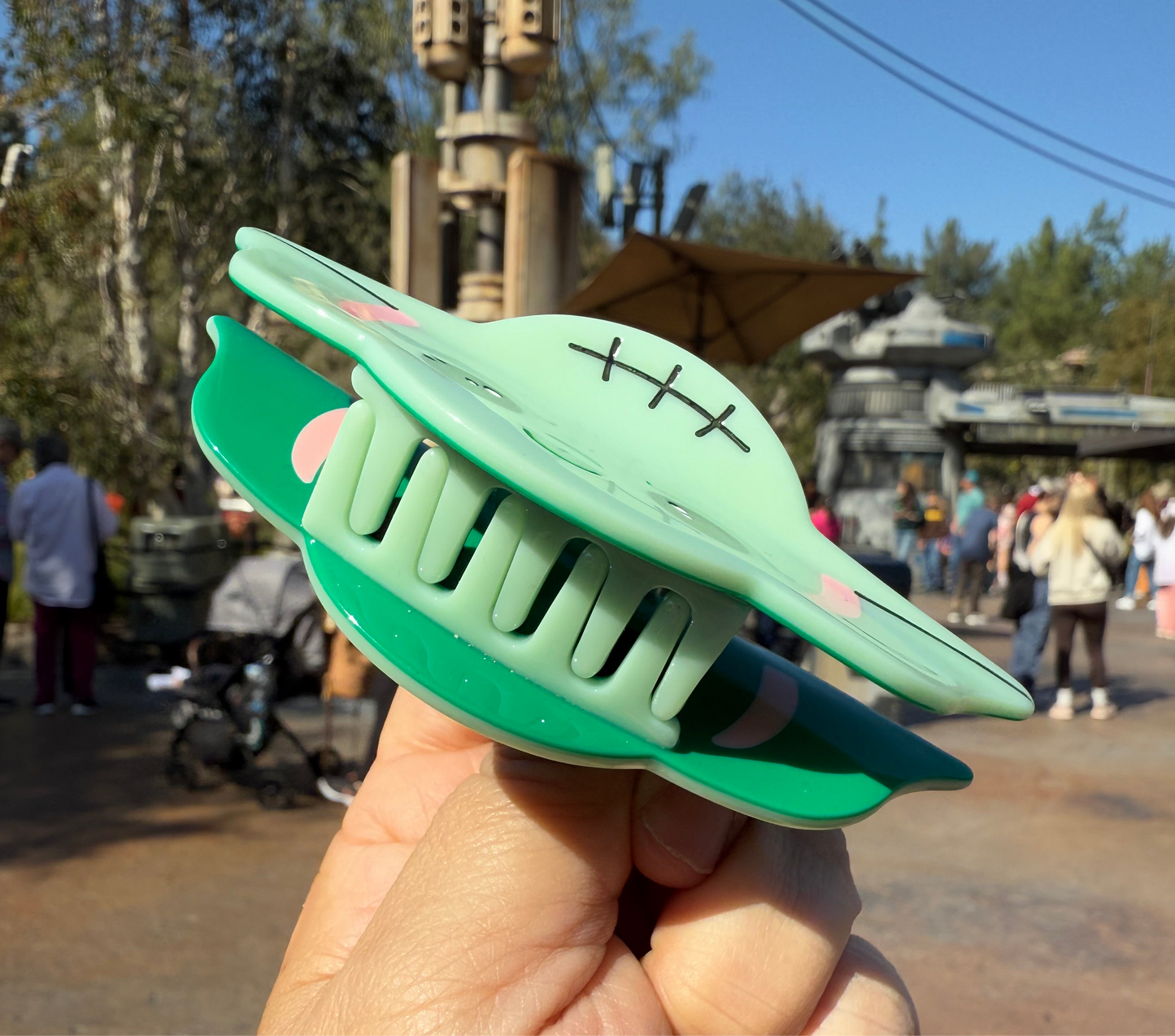 Baby Yo-da  Claw Clip