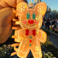 Gingerbread Mickey Claw Clip