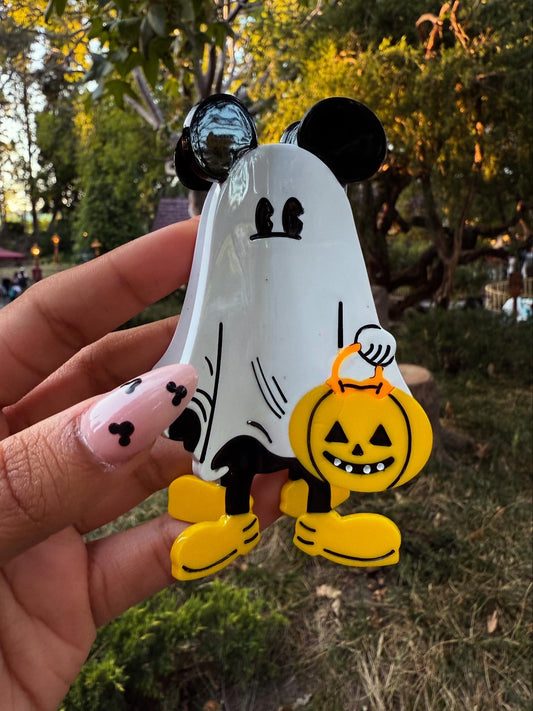 Mickey Ghost Hair Clip