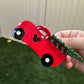 Mickey Santa Red Truck Claw Clip