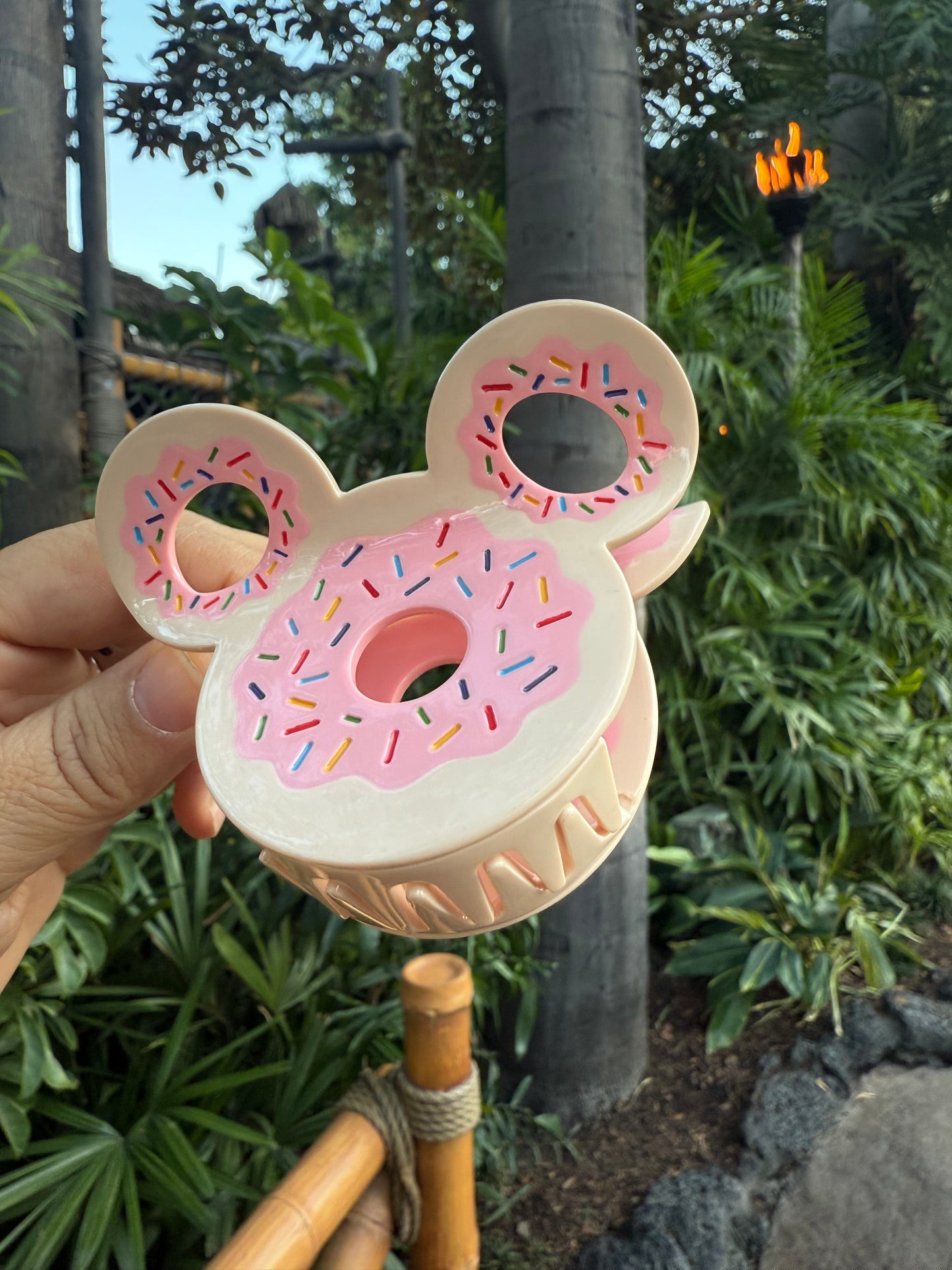 Donut Mouse Claw Clip