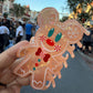 Gingerbread Mickey Claw Clip