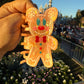Gingerbread Mickey Claw Clip