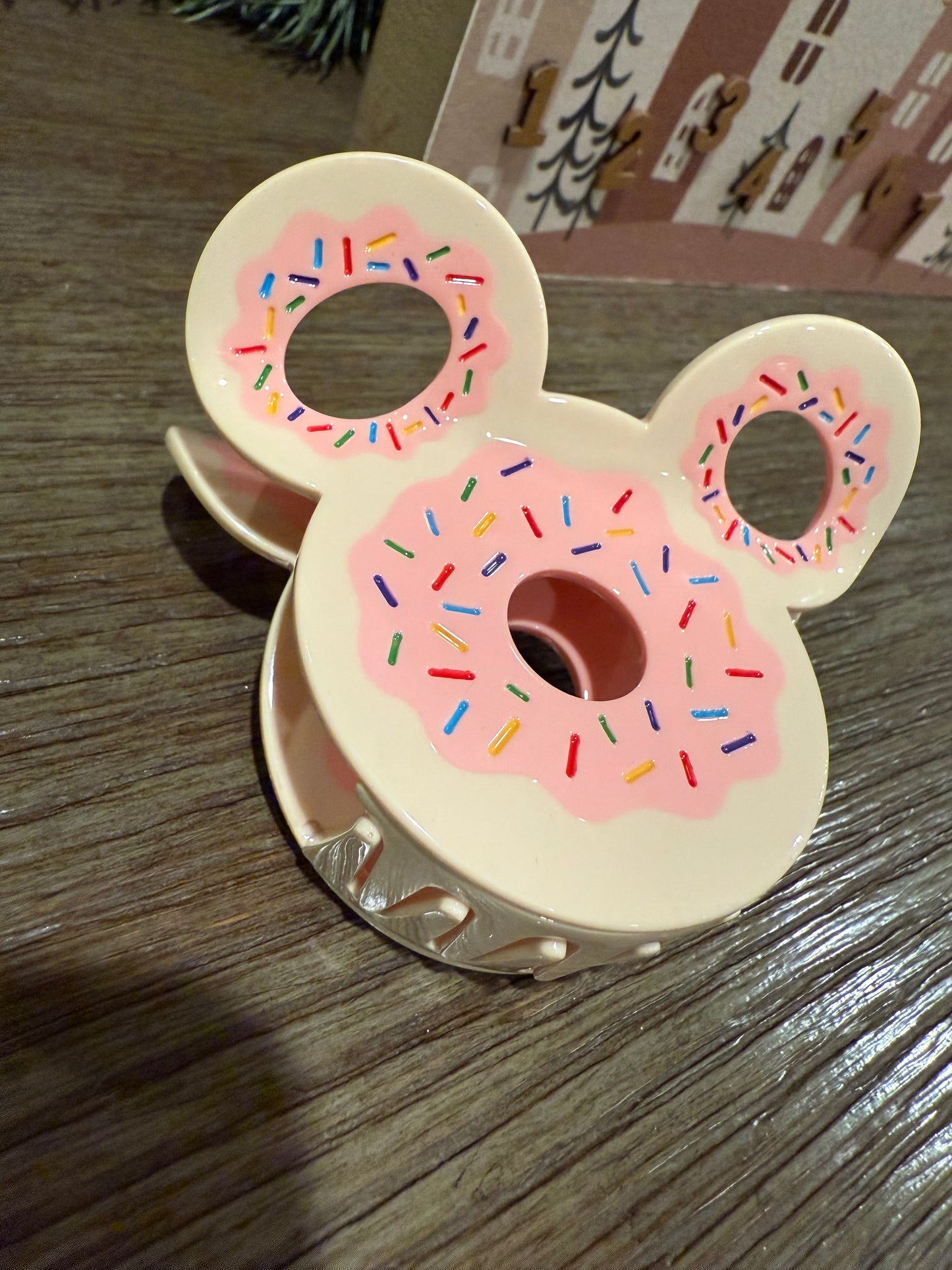 Donut Mouse Claw Clip