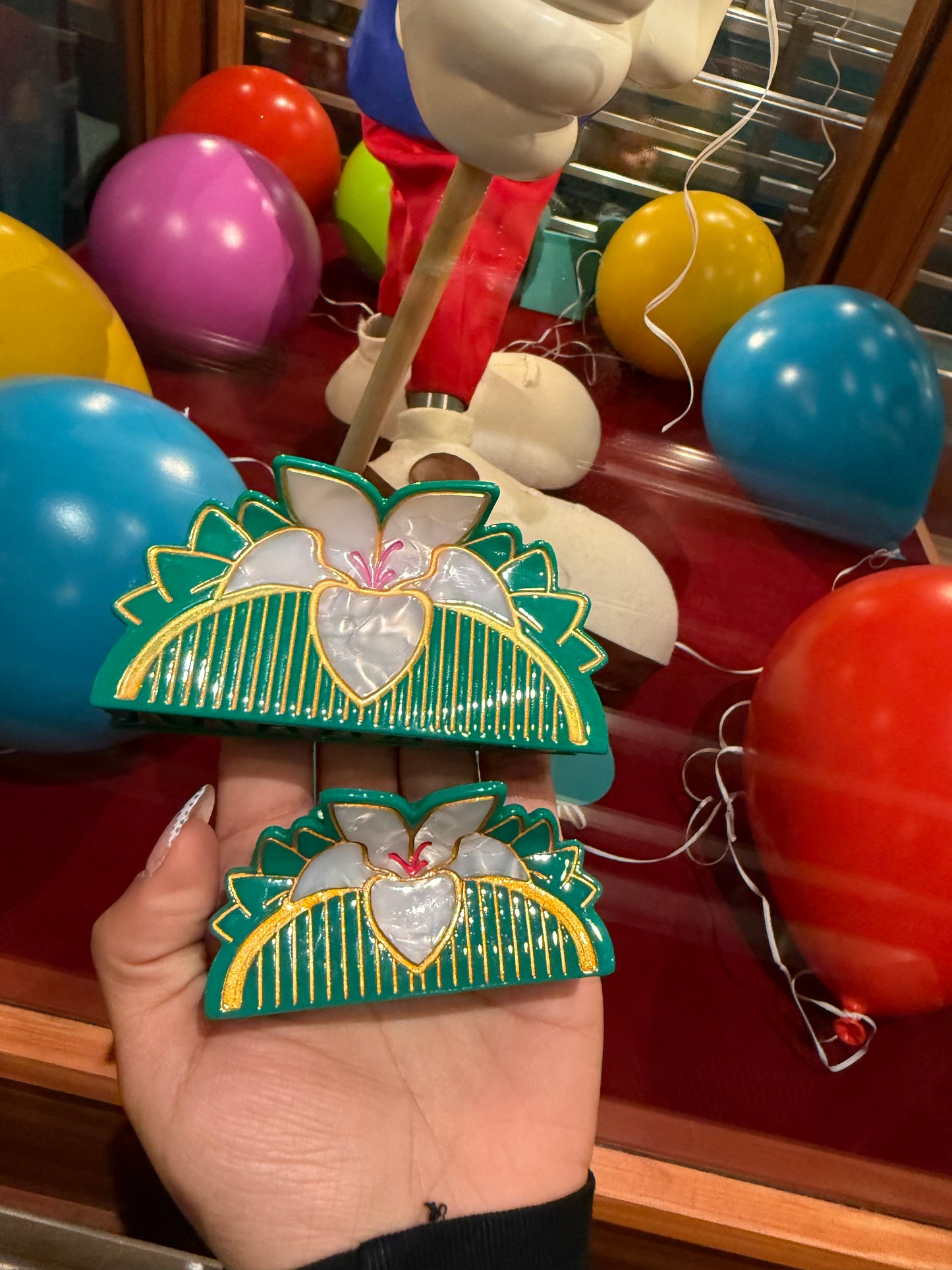 Large Mulan Magnolia Claw Clip