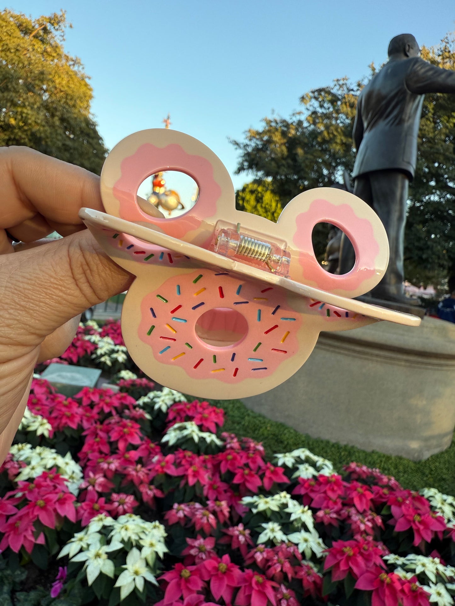 Donut Mouse Claw Clip