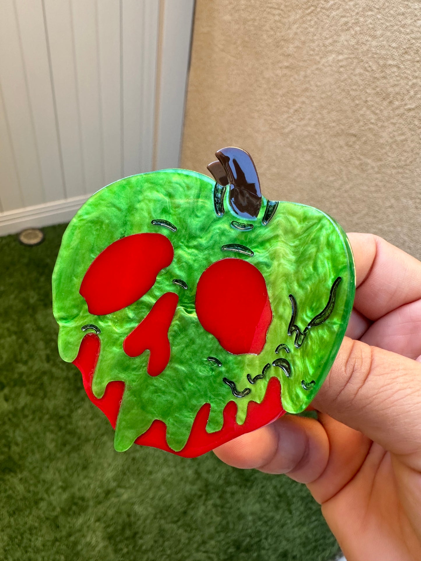 Poison Apple Hair Claw Clip, Mickey Hair Clip, Pumpkin Mickey, Minnie, Gift for Her